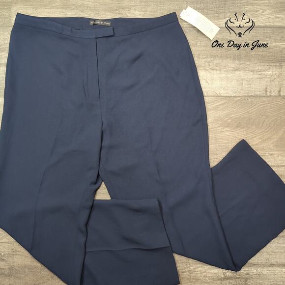 Preston & York Regular Fit Straight Leg Pants Size 16 - Picture 1 of 6
